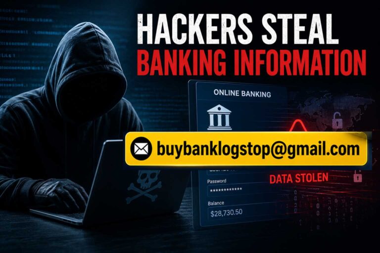 Hackers Steal Banking Information