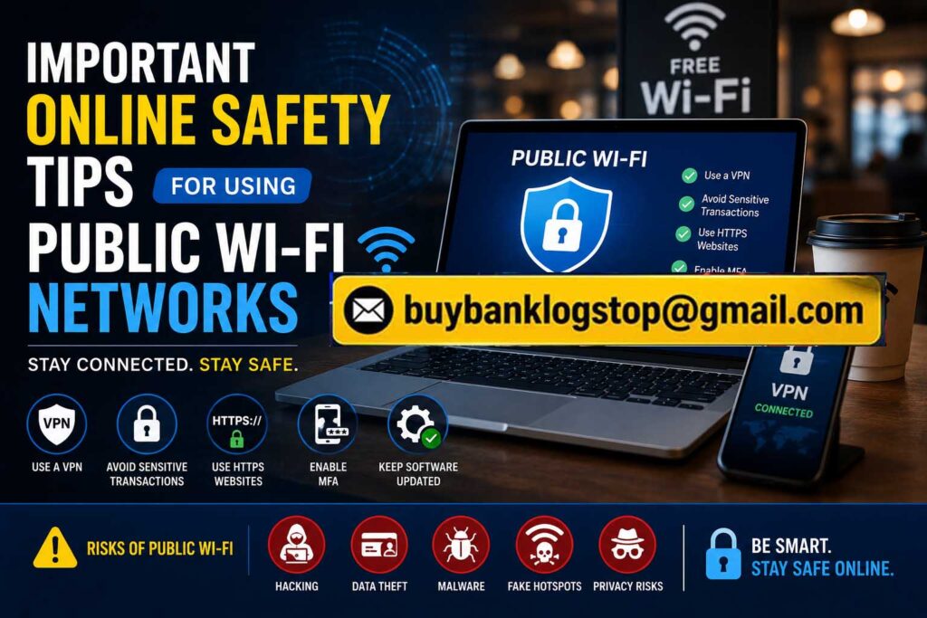 Important Online Safety Tips for Using Public Wi-Fi Networks