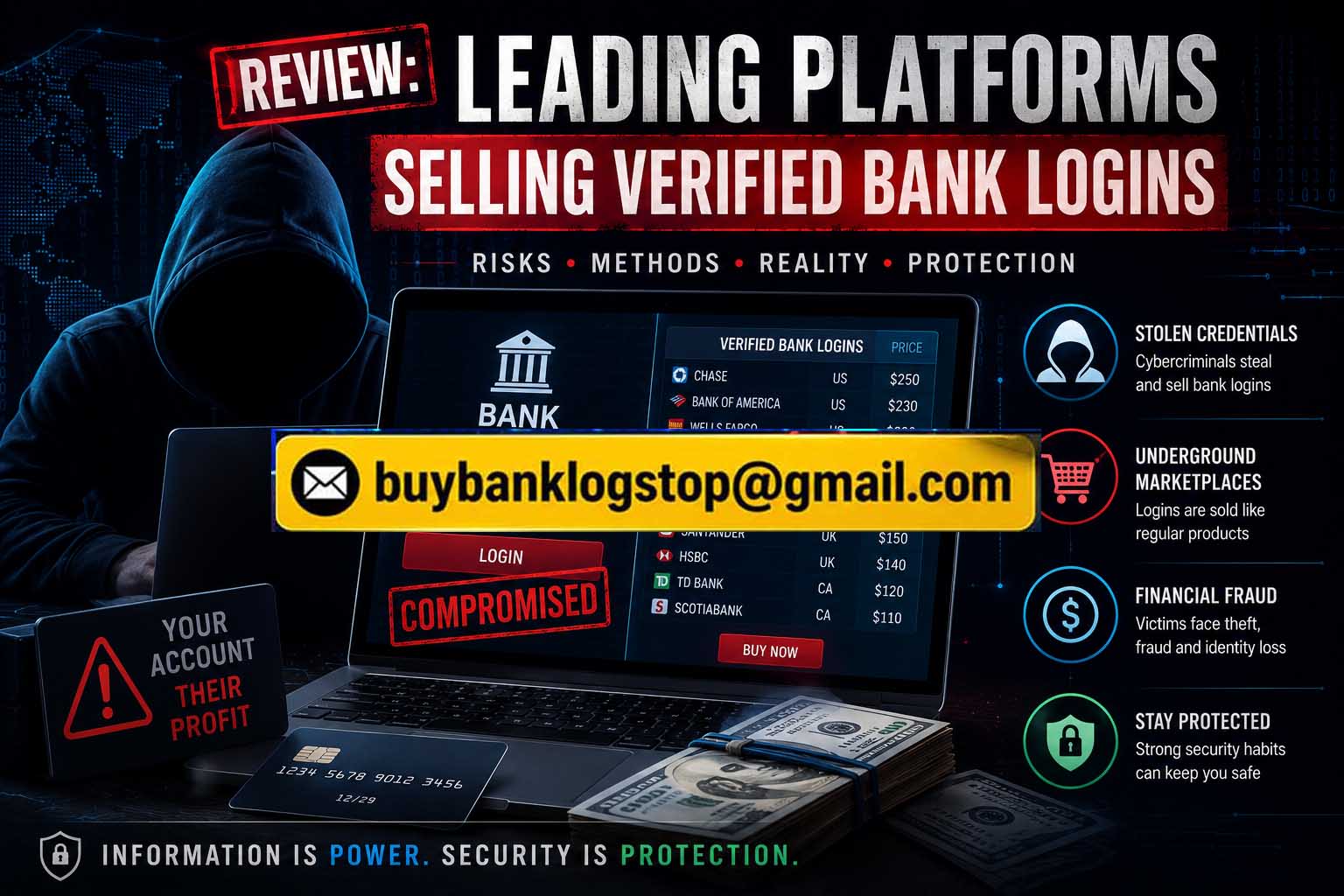 Stolen Bank Logins
