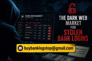 The Dark Web Bank Logins Market for stolen data
