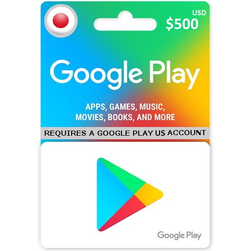 0 Google Play GIft Card - USA