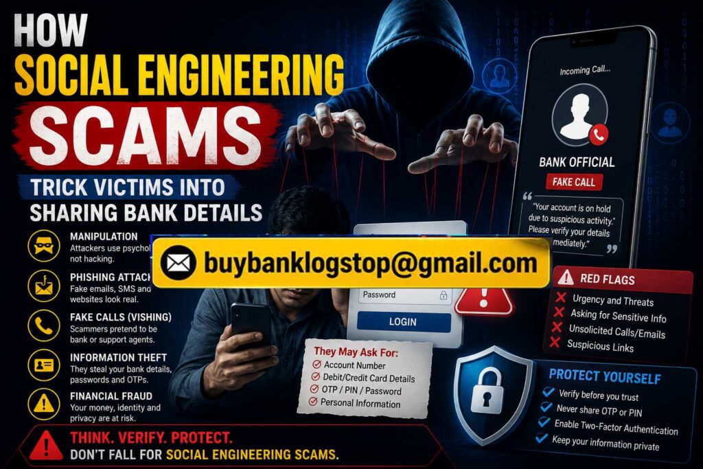 How Social Engineering Manipulates Victims into Sharing Bank Details