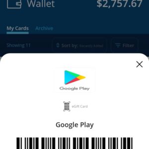 Shopwithscrip Account with Balance of 00 - 00